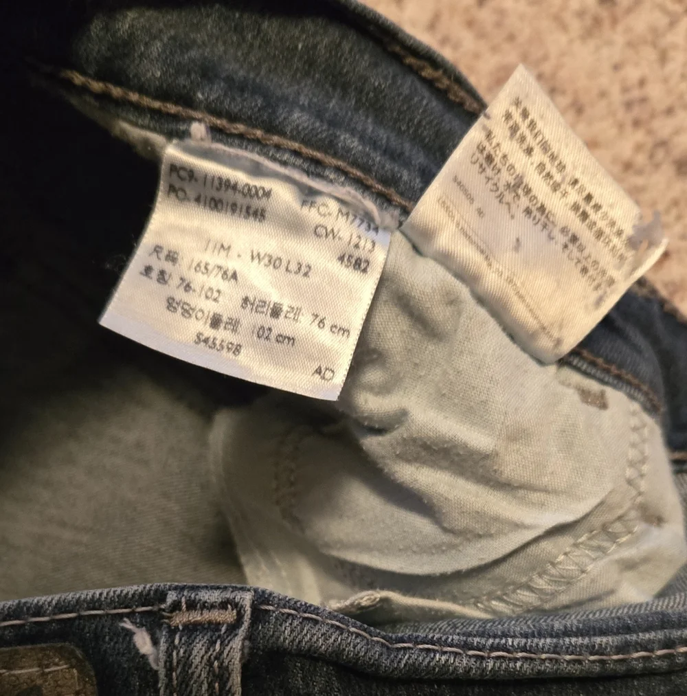 Levis 524 Too Superlow Jeans Size 11 Metal Pocket Trim Squares - Picture 4 of 6